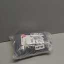 Genina Waterproof Seat Covers for Chairs,Set of 4 Dining Room Chair Seat Covers for Kitchen,Stretch Jacquard Removable Washable Dining Chair Slipcovers Protectors with Rear Covers, Dark Grey