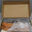 Extra-Larger Sisal Cat Scratcher Bed, Durable Cat Scratching Post with Hammock for Indoor Cats Lounger & Sleep & Scratch, Natural Sisal Cat Scratch Pad, Sturdy Solid Wood Frame (Upgraded Extra-Larger) (Beige)