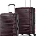 Samsonite Evolve SE Hardside Expandable Luggage with Spinners | Cordovan | 2PC SET (Carry-on/Medium), 2-Piece Set
