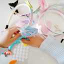 6 Hair Bands 36 Accessories DIY Headband Making Kit for Girls Ages 5-12 Gift Creative Activity