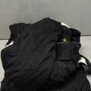 Pursky Women's Winter Coat Warm Cotton Military Jacket Thicken Sherpa Lined Parka with Removable Hood (XX-Large, Black)