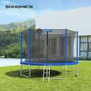 SONGMICS Replacement Trampoline Safety Pad Mat, 12ft  Standard Size, Spring Cover, UV-Resistant, Tear-Resistant, Edge Protection