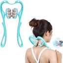 Neck Massager, Neck Massager with 6 Roller Balls for Pain Relief, Shoulders and Legs