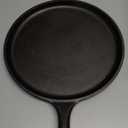 Lodge L9OG3 Cast Iron Round Griddle, Pre-Seasoned, 10.5-inch - Made in USA, Compatible with Stovetop, Oven, Grill & Campfire