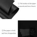 Hibmisy Kraft Paper Roll, Wrapping Paper for Gift Packaging, Crafts, Birthdays, Christmas (Black, 11.8" × 16.4'), 11.8" × 196.8"