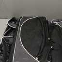 Champion Sports Wheeled Equipment Bag – Large Nylon Athletic Travel Bag with Wheels for Baseball, Football, Basketball, Soccer, Hockey & Training Gear Black 5 pack