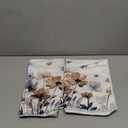 Artoid Mode Brown Poppy Floral Leaves Spring Kitchen Towels Dish Towels, 18x26 Inch Seasonal Summer Decoration Hand Towels Set of 2 (Beige)