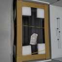 Large Black Wooden Challenge Coin Display Case with Clear Cover - Military Coin Display Case Holds 36 Coins on Top & 36 in The Storage Drawer - Versatile Coin Stand Holder & Poker Chip Display Case