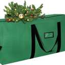 Christmas Tree Storage Bag 9 Ft, Tree Bags for Storage 9 Foot Christmas Tree Bag Storage Box - Strong, Extra Large, Waterproof, Reinforced Handles, Dual Zippers, Wide Opening Green Xmas Tree bag