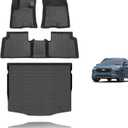 KELCSEECS Floor Mats & Cargo Liner for 2026 2025 2024 2023 2022 2021 2020 Ford Escape(NOT Fit Hybrid) All Weather Car Mats Trunk Mat Floor Liners Ford Escape Floor Mats Accessories