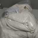 Pinch Pleat 72x96 Inch Linen Curtains for Living Room Divider Custom Pleated Drapes with Hooks Rings Light Filtering Cream Birch Sheer Curtain 96 Inch Length for Patio Sliding Door Ceiling Window 8Ft (Natural)