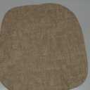 WAZAIGUR Washable Wipeable Waterproof Heat Resistant Faux Leather Placemats Set of 6,PU Palce Mats for Indoor and Outdoor,Easy to Clean Table Mats,Khaki