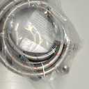 4ft Stainless Steel Washing Machine Hose with 90 Degree Elbows 2 Packs Braided Premium Washer Hoses Supply Lines-Washer Hoses 4ft Hot and Cold Striped Water Connection-by MIFLUS