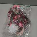 DR.DUDU Valentines Garland, 6 FT Lighted Garlands for Mantle with Heart Lights Pink Feather Red Berry, Pre-lit Valentine Decorations for Fireplace Indoor Outdoor Home Table Party Wedding