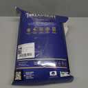 Texas Linen Co 100% Cotton Fitted Sheet Queen Size, Sateen Weave 1000 Thread Count Bed Sheet with Elastic All Around - Fits Mattress Upto 18 inches Ivory