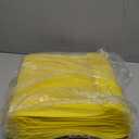 48 Pack Plastic Report Covers with 3 Prongs Presentation Folders Bulk, 100 Sheet Capacity, Clear Front Report Covers for Presentation Document Paper School Office Supplies (Yellow)