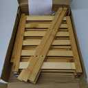 Shoe Rack, 3-Tier Bamboo Stackable Shelf Storage Organizer, Stand for Closet, Entryway, Hallway, Bathroom and Living RoomNatural