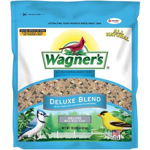 Wagner's 13008 Deluxe Wild Bird Food, 10 lb Bag, BB Date 12/10/2027