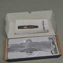 Dog Nail Grinder, 3 Grinding Heads, 2-Speed, LED Light, Touch-Switch, TypeC, Quiet, Low-Vibration, Dog Nail Trimmers for Large, Medium, Small Dogs & Cats with Hard/Thick Nails (U-Black)