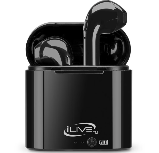 iLive True Wireless Bluetooth Earbuds in Black