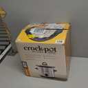 Crockpot Manual 3-Quart Slow Cooker Silver (3 Quarts Stainless Steel)