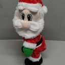 SdeNow Twerking Santa Claus,Booty Shaking Santa Dancing Santa Claus with Music Singing Animated Christmas Santa Toys for Kids- English Song