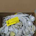 Brightever Permanent Outdoor Lights, Upgraded Warm White Outdoor Light 100FT with 72 LED Lighting, IP65 Waterproof Eaves Lights for Daily, Garden, TV Backlights, Christmas Decor, Dimmable