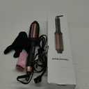 Upgraded Infrared Bounce Brush, Heated Thermal Round Brush with 5 Heat Settings & LED Display, 1.5 Inch lonic for Hair Straightener & Curling Wand, Dual Voltage, Blowout Look, Gifts for Women (Rose Gold)