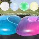 Water Bubble Ball , Balloon Inflatable Water-Filled Ball Soft Rubber Ball for Outdoor Beach Pool Party Large - 2Pack
