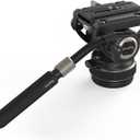 SmallRig DH10 Heavy Duty Tripod Fluid Video Head with Flat Base and Adjustable Handle, Quick Release Plate for Manfrotto Video Head Mount Plate, Load up to 22Ibs, for Video Cameras, DSLR Cameras 4165