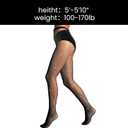 Women's Fishnet Stockings - High Waisted Mesh Tights with Sexy Sheer Fishnet Spiderweb Gloves Set (Black)