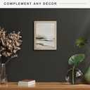 MCS Canvas Float Frames 9x12 Frame, Natural Wood Grain for Finished Canvases, Vertical & Horizontal Wall Hanging Large with Adhesive for Canvas Paintings (1-Pack)