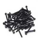 Jutagoss 3Pcs M5 x 130mm Hex Socket Head Cap Screws Bolts, 12.9 Grade Carbon Steel Hexagon Socket Head Screw, Allen Socket Hex Drive, Partially Thread, Black Oxide Screws