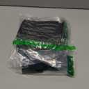 Faucet Guard - 90 Foldable Draining Mat for Kitchen & Bathroom Sink with 2 Drain Ports (Black, 29.9"*5.9")