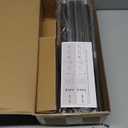 Heavy Duty Curtain Rods for Windows 72 to 144 Inch, 1 Inch Bronze Curtain Rods Set of 2 Pack for Outdoor Patio, Farmhouse, Bedroom, Adjustable Easy Install Modern Drapery Rod (Bronze,30-150-2p)