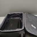 U.S. Traveler Rio Lightweight Softside Rolling Carry-on Suitcase, 4-Wheel Set, Black