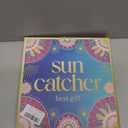 Cross Wildflower Sunset Suncatcher Sun Catchers Indoor Window Gifts 7.8"