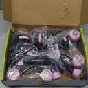 MammyGol Roller Skates for Kids Boys Girls, Adjustable Quad Skates with Light Up Wheels for Toddler Little Kids Ages 6-12, Beginners Outdoor Sports Size 13C-2