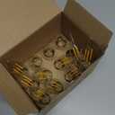 GoBright Dimmable E12 Candelabra LED Light Bulbs 40W Equivalent, 2700K Soft Warm White Chandelier Light Bulbs, 4W 460 LM Flame Tip Candle Light Bulbs, 12-Pack