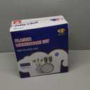 150 Count Gold Plastic Dinnerware Set, Elegant Disposable Include: 25 Gold Lace Plastic Plates, 25 Dessert Plates, 25 Forks, 25 Knives, 25 Spoons, 25 Cup, Ideal for Party, Birthday and Thanksgiving