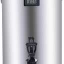 Stainless Steel Insulated Beverage Dispenser  Insulated Thermal Hot and Cold Drink Dispenser with Spigot for Hot Tea & Coffee, Cold Milk, Water, Juice,Soup Family Party Cafe Buffet Camping (12 L)