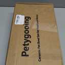 Petygooing Pink Ceramic Dog Cat Bowl Set with Stand, Pet Food and Water Dish, Medium Dog Bowls Anti Slip Set of 2 Cat Bowls Pet Food Bowl- Pet Dishes Small Medium Size Pet (28 OZ /3.6 Cups)