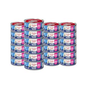 Chicken of the Sea Solid White Pure Albacore Tuna, Wild Caught, No Drain, 4 oz. Can (Pack of 24) BB 02/26/27