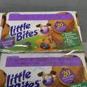 4 x Little Bites Blueberry Muffins, 5 individual packs, (1.5 oz each), Real Blueberries Mini Muffins, 7.5 oz Multipack (EXP 07/26/26)