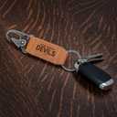 Rico Industries NHL Hockey Laser Engraved Carabiner Keychain