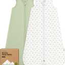 2-Pack Baby Sleep Sacks, Zipper Wearable Blanket - 0.5TOG Organic Cotton,Lightweight, Soft Cozy Toddler Sleeping Sack 12-24 months,Easy to Wear Large Newborn Transition Swaddles Sleepsacks (Roarsome, L)