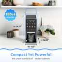 Ice Cream Maker & 10-in-1 Frozen Treat Maker, 20 oz 1 Pint, Mix-In + Re-Spin for Creamy Texture, Gelato, Sorbet, Slushie, Frozen Yogurt & Smoothie Bowls Machine for Homemade, Recipe Guide