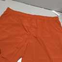 ODODOS Men's Athletic Shorts with Pockets 7" Quick Dry Lightweight Workout Gym Running Shorts, Rust, XX-Large