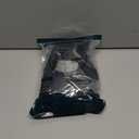 Rectangle Chair Leg Protectors for Hardwood Floors,16 PCS Silicone Covers to Protect Wood Tile Floors Felt Pads Furniture Leg Caps Reduce Noise. Easy to Move.(Black,1.25 x 2,Rectangular)