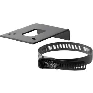 CURT 57204 Vehicle-Side Trailer Wiring Harness Clamp-On Bracket Mount for 4-Way, 5-Way or 6-Way GLOSS BLACK POWDER COAT